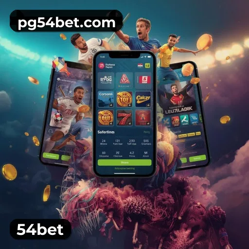 54bet bônus — painel de promoções no aplicativo